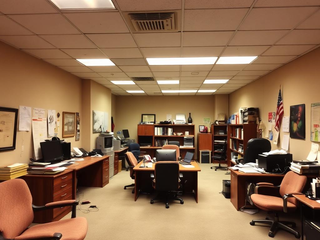 Oficina corporativa · 420 m² — después