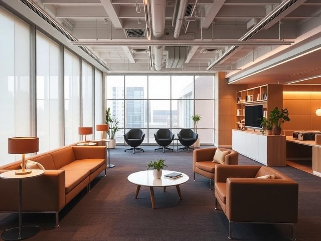 Oficina corporativa · 420 m² — antes