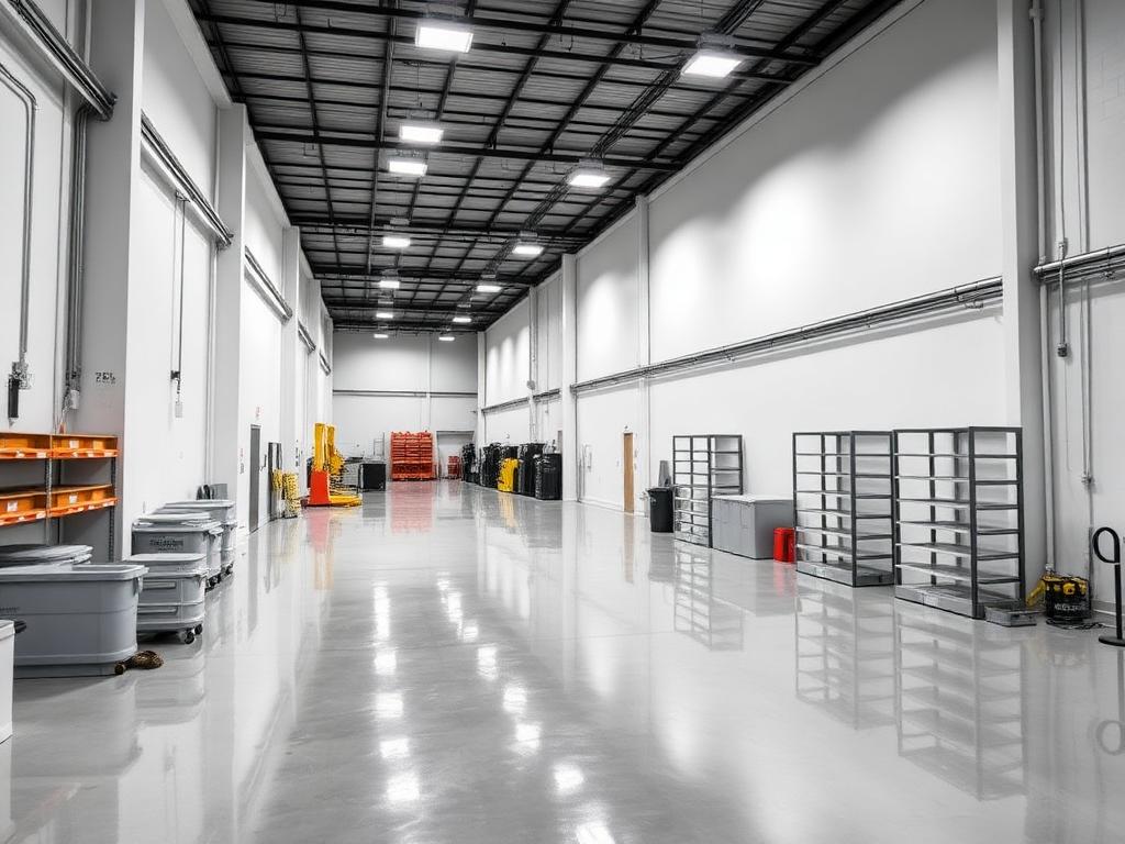 Planta logística · Santiago — antes